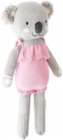 cuddle + kind Claire The Koala Little 13" Hand-Knit Doll – 1 Doll = 10 Meals, Fair Trade, Heirloom Quality, Handcrafted in Peru, 100% Cotton Yarn in Kuwait