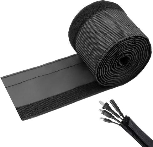 1/2" - 6.6 Ft Dog/Cat Cord Protector, Hook and Loop Cable Sleeve in Kuwait