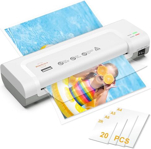 Laminator Machine,VidaTeco 9-inch Thermal Laminator with Laminating Sheets 20 pcs,Laminating Machine with 2-Min Faster Preheat,Small Personal Lamination with Patented Roller for Teacher,Home in Kuwait