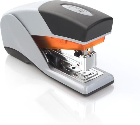 Swingline Stapler, Desktop Stapler, Compact Size, 25 Sheet Capacity, Optima 25 Reduced Effort, Orange/Gray (66412) in Kuwait
