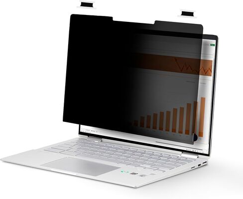شاشة خصوصية تعمل باللمس مقاس 14 بوصة 16:10 من StarTech.com، درع أمان للكمبيوتر المحمول، فلتر ضوء أزرق مضاد للوهج، قابل للطي in Kuwait