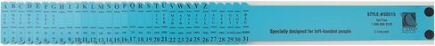 C-Line General Plastic Document Sorter, Letter Size, 32 Divisions, 3 x 23.5 Inches, Blue (30532) in Kuwait