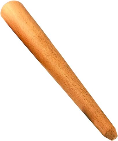 BENCH WIZARD 13" Classic Ring Mandrel | Sizes 3-15 Marked | Half Increment Sizes Included | Constructed in Blond Wood | Smooth Finish & Ergonomic Grip Handles in Kuwait