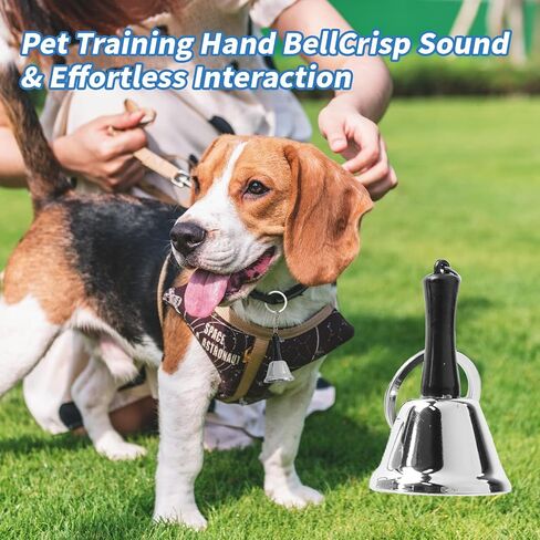 Meprotal 2pcs Hand Bell, Mini Call Bell with Keychain, Wedding Bells Dinner Bells for Inside Classroom Bell, Restaurant Service Call Bell (Silver) in Kuwait