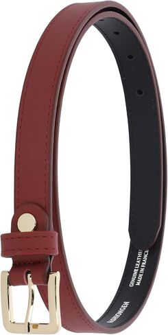 FASHIONGEN - Woman Italian Leather Belt, 2 cm width Ladies Belt for dress, pants, LINDA in Kuwait