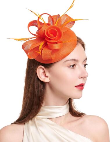 C.Garopl Fascinators Hats Women Vintage Wedding Fashion Headband Clip Church Cocktail Dresses Headwear Tea Party in Kuwait
