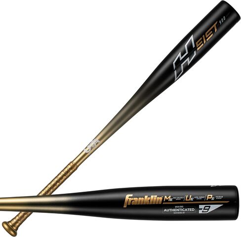 Franklin Sports Youth Baseball Bat - Heist Kids Baseball Bats للأعمار من 8 إلى 12 - 2 5/8 بوصة مضرب معدني كبير للأطفال - انخفاض الشباب -9 + -10 مضارب ألومنيوم - البيسبول الأمريكي - 26 بوصة إلى 30 بوصة in Kuwait