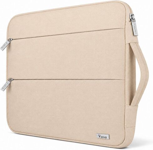 Voova 15 15.6 16 Inch Laptop Sleeve Case with Handle, Waterproof Computer Cover Bag with Pocket Compatible with MacBook Pro 15 16 M1 Pro/Max,15-16 Inch Microsoft Hp Lenovo Acer Asus Chromebook, Grey in Kuwait