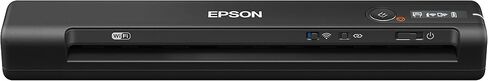 Epson Workforce ES-60W ماسح ضوئي لاسلكي محمول للمستندات مزود بتغذية بالورق لأجهزة الكمبيوتر الشخصية وأجهزة Mac مقاس 10.7 بوصة × 1.9 بوصة × 1.4 بوصة in Kuwait