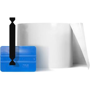 VViViD Clear Paint Protection Bulk Vinyl Wrap Film 6 Inches x 84 Inches Including Squeegee and Black Felt Applicator in Kuwait