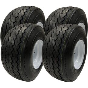 eCustomRim 18x8.50-8 GTX OEM Golf Cart Wheels and Golf Cart Tires Combo - Set of 4 in Kuwait