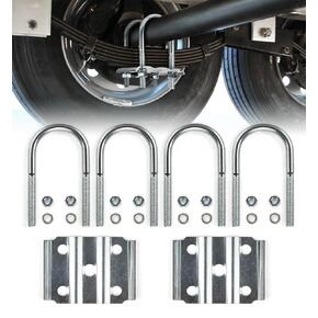 Heavy Duty Trailer U Bolt Kit - Fits 3" Round Axles (5200-7000lbs) - 7" Long(2pcs) in Kuwait