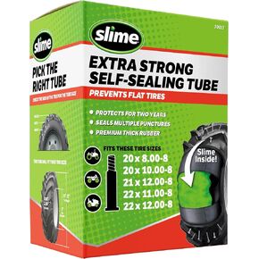 Slime 30012 Inner Tube for wheelbarrows, Lawn Mowers, Trailers, Tractors, Golf Carts, 4-Wheelers and More, Extra Strong, Includes Self-Sealing Sealant, Heavy Duty, Replacement, 4.80/4.0-8" in Kuwait