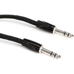 Roland Black Series Interconnect Cable, 1/4-Inch TRS to 1/4-Inch TRS, Balanced, 5-Feet in Kuwait