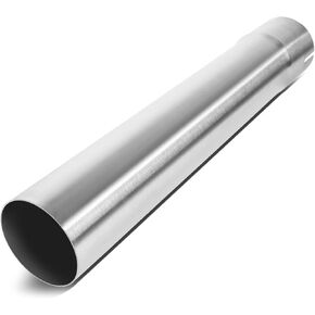 DNA MOTORING ZTL-PP-25-90-RAW 90 Degree Bend Tube DIY Custom Mandrel Exhaust Tubing, 2.5" OD, Mild Steel,Universal Fit in Kuwait