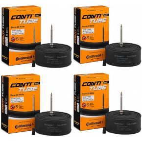 مجموعة الأنبوب الداخلي للدراجة Continental Race 28 700x25-32c - صمام بريستا 60 مم - 4 عبوات مع ملصق كونتي in Kuwait
