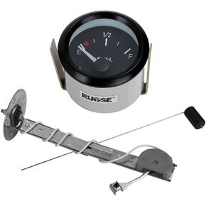 Fuel Sender Unit Boat Fuel Tank Sending Unit Fuel Water Level Sensor Stainless Steel Fuel Sender and Fuel Gauge for Boat Car Truck RV (52mm (2")) in Kuwait