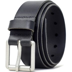 38mm Full Grain Leather Roller Buckle Belt in Kuwait