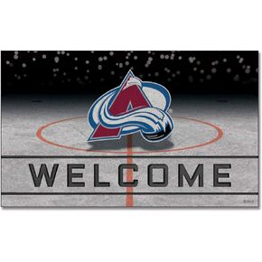 FANMATS 21268 Team Color Crumb Rubber Colorado Avalanche Door Mat, 1 Pack , 19 x30 in Kuwait