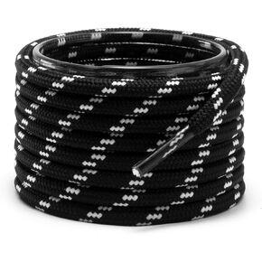 Shoemate Thick Round Boot Shoelaces for Hiking Shoes, Walking and Work Boots, Shoe Strings in Kuwait