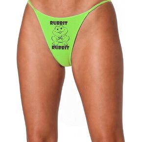 Southern Sisters Rubbit Funny Womens Frong Thong Novelty Panty (Pack of 1) in Kuwait