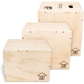 GoSports Fitness Launch Box - 3-in-1 Plyo Jump Box for Exercises of All Skill Levels in Kuwait
