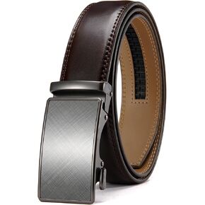 CHAOREN Brown Dress Belt - Mens Ratchet Belt 1 3/8" for Dress Pants- Perfect Companion to Mens Oxfords in Kuwait