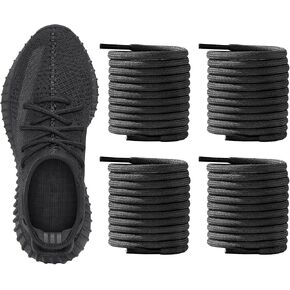 2 Pairs Thick Round Shoe Laces for Adidas Yeezy Boost 350 Sneakers, 7/32''(5.5mm) Shoelaces Replacement Shoe Strings in Kuwait