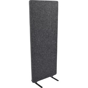 Stand Up Desk Store ReFocus Raw Freestanding Acoustic Desk Divider Privacy Panel to Reduce Noise and Visual Distractions (Anthracite Gray, 23.6" x 62") in Kuwait