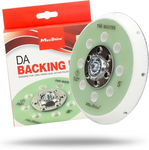 Maxshine 5 "خطاف وحلقة دعم مزدوج الحركة من سلسلة Pro - لأجهزة تلميع مزدوجة الحركة بقطر 5/16 بوصة، حتى 12000 OPM DA in Kuwait