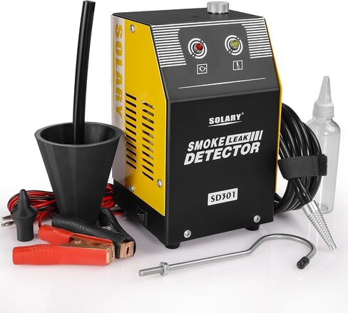 كاشف تسرب ماكينة دخان السيارات من Solary - جهاز اختبار تشخيص الفراغ EVAP بقدرة 12 فولت لنظام الأنابيب in Kuwait