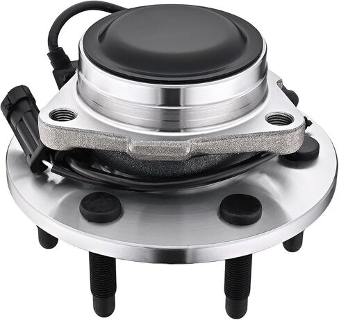 2WD Wheel Bearing Hub Front Wheel Hub and Bearing Assembly Fit for Chevy Tahoe Silverado 1500 Suburban Avalanche Express, GMC Yukon XL 1500 Sierra Savana, Cadillac Escalade 6 Lug w/ABS 515054 (1) in Kuwait