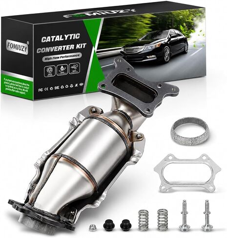 FOMIUZY High Flow Front Catalytic Converter Kit Direct-Fit Honda Accord 2008 2009 2010 2011 2012 2.4L Honda Acura 2009 2010 2011 2012 2013 2014 2.4L in Kuwait
