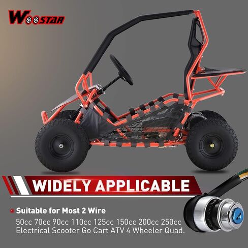 WOOSTAR 5 سلك مفتاح الإشعال التبديل لاستبدال 50cc 70cc 90cc 110cc 125cc 150cc 200cc 250cc الكثبان الرملية عربات التي تجرها الدواب الذهاب كارت ATV 4 ويلر رباعية in Kuwait