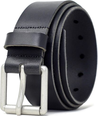 38mm Full Grain Leather Roller Buckle Belt in Kuwait