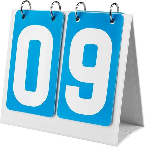 Scoreboard Flip Score Keeper Bulk for Basketball Game, Portable Scoreboard Up to 99 in Kuwait