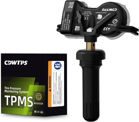 مستشعر TPMS، نظام مراقبة ضغط الإطارات 433 ميجا هرتز، 4 عبوات لكرايسلر| جيب| دودج|فيات يستبدل#68313387AB 68193586AC 68252493AB in Kuwait