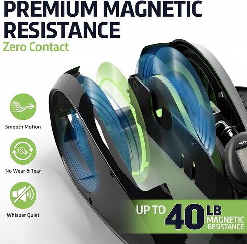 DeskCycle Ellipse Leg Exerciser - Under Desk Elliptical Machine and Foot Pedal Exerciser - Leg Exerciser While Sitting - Compact Under Desk Exercise Equipment in Kuwait