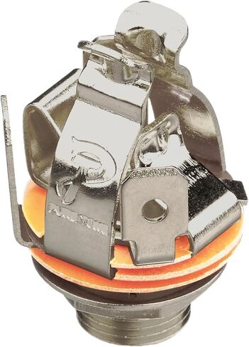 Pure Tone Multi-Contact 1/4 inch Stereo Output Jack | Black Nickel | Dual Tension Grounds & Dual Positive Tips for Optimal Signal, Tone & Lowest Possible Noise in Kuwait