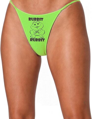 Southern Sisters Rubbit Funny Womens Frong Thong Novelty Panty (Pack of 1) in Kuwait