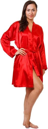 Women's Satin Charmeuse Robes, Style#Gwn-11 in Kuwait