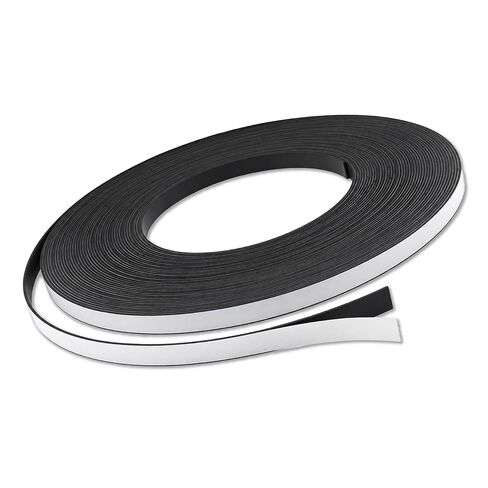 Master Magnetics Flexible Magnetic Strip with Adhesive Back - 0.06" Thick x 1" Wide x 100 Feet, 1 Roll, ZGN40APAABX in Kuwait