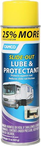 تشحيم Camco Slide Out - للأجزاء المعدنية والبكرات ومفصلات الأبواب وأجزاء الفرامل - للمركبات الترفيهية والقوارب والسيارات والمزيد - 15 أونصة (41105) in Kuwait