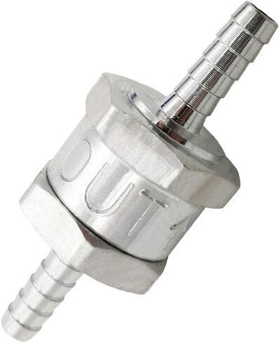 8mm 5/16" Fuel Non Return One Way Check Valve for Petrol Diesel Fuel Oil Water Aluminium Alloy Accessories in Kuwait