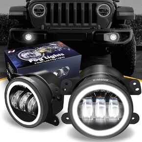 NVL-HL-002 مصباح أمامي LED مقاس 7 بوصات شعاع عالٍ ومنخفض متوافق مع 97-17 Jeep Wrangler JK TJ LJ CJ 18 Wrangler JK مع حزام محول (يسار ويمين) معتمد من DOT in Kuwait