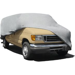 Budge Rain Barrier Van Cover, Outdoor, Waterproof, Breathable, Van Cover fits Vans up to 216" L x 72" W x 72" H, Gray, Size V2: Fits up to 18' in Kuwait