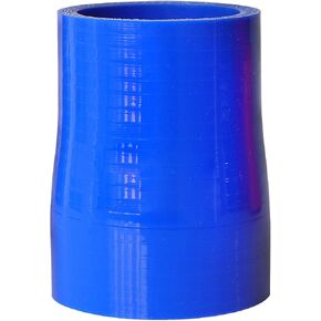Universal Silicone Reducer Coupler Hose, 4-Ply Reinforced, 2.5" ID to 2.75" ID, 3" Length, Blue in Kuwait