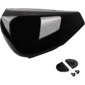 Left Battery Cover fits for Harley Davidson Sportster XL models 2004-2013 XL1200 XL883,Black in Kuwait