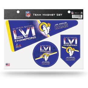 Rico Industries NFL Football Kansas City Chiefs 2024 Super Bowl LVIII مجموعة مغناطيس فريق الأبطال 8.5 بوصة × 11 بوصة - ديكور المنزل - الثلاجة، المكتب، المطبخ in Kuwait