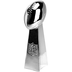 Spire Designs Fantasy Football Trophy - Chrome Replica Championship Trophy - First Place Winner Award for League - 2 Sizes in Kuwait